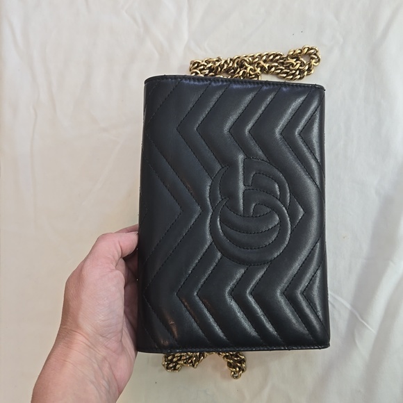 *Authentic* GG Gucci Marmont wallet on chain - Picture 2 of 14